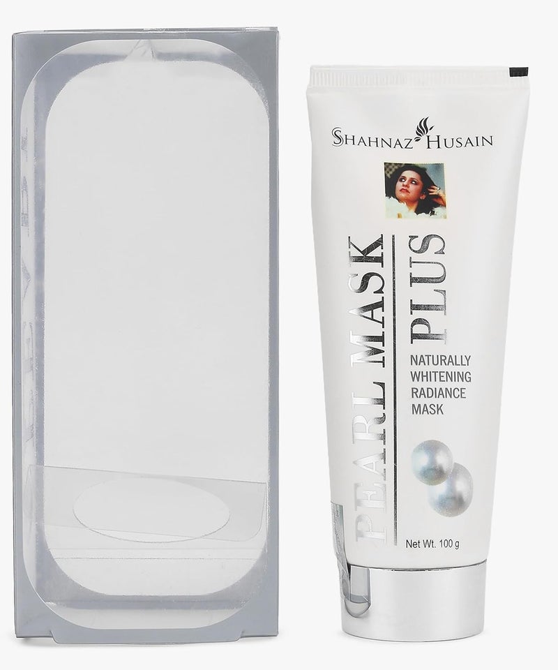 Shahnaz Husain Pearl Mask Plus - Naturally Whitening Radiance Mask, 100g - Image 1